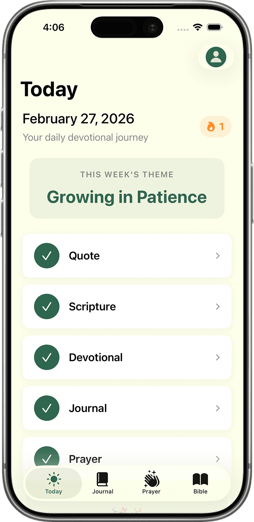 Bloom app screenshot